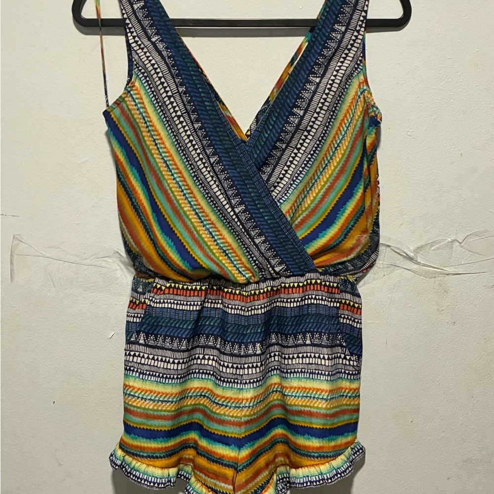 Mimi Chica Multicolor Patterned Garment